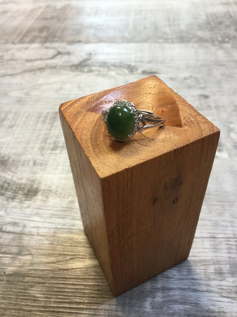 High Grade Jade Adjustable Ring