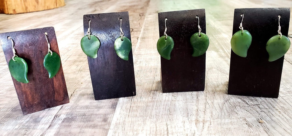 Jade Droplet Earrings - made in Jade City