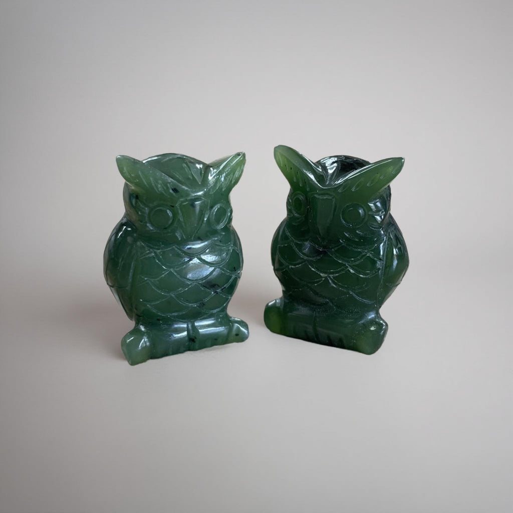 Jade Great Horned Owl