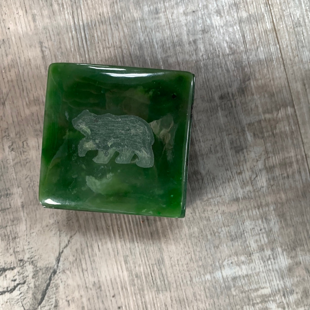 Jade trinket box