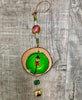 Jade City Creations- Wood Rounds Christmas ornaments