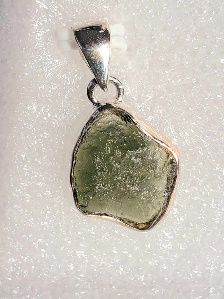 Moldavite and Silver Necklaces