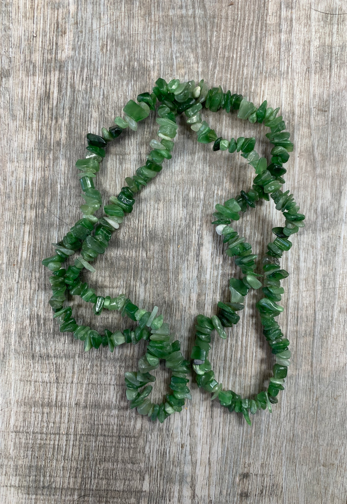 Jade Chip Irregular Necklace