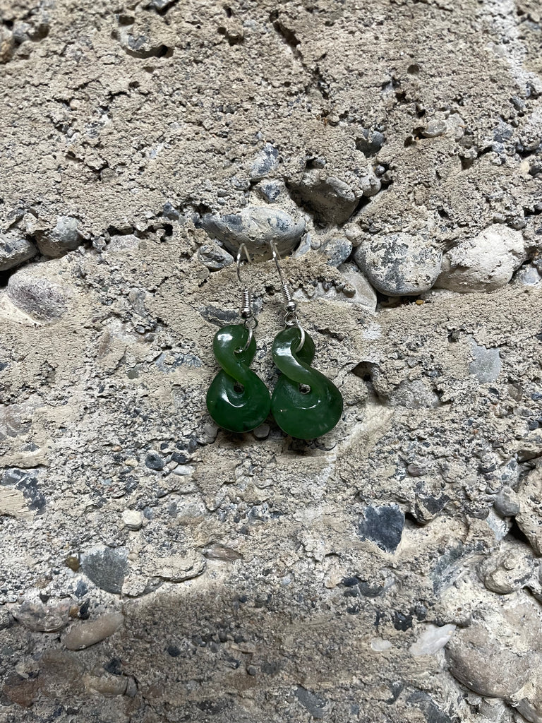 Jade Twist Earrings