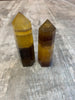 Gold Fluorite Obelisks