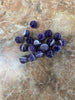 Chevron Amethyst Beads 10 mm