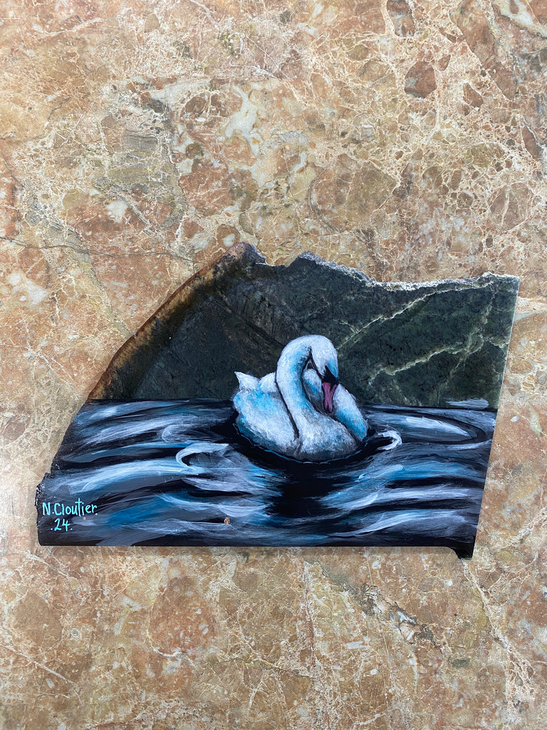 Jade Paint Swan