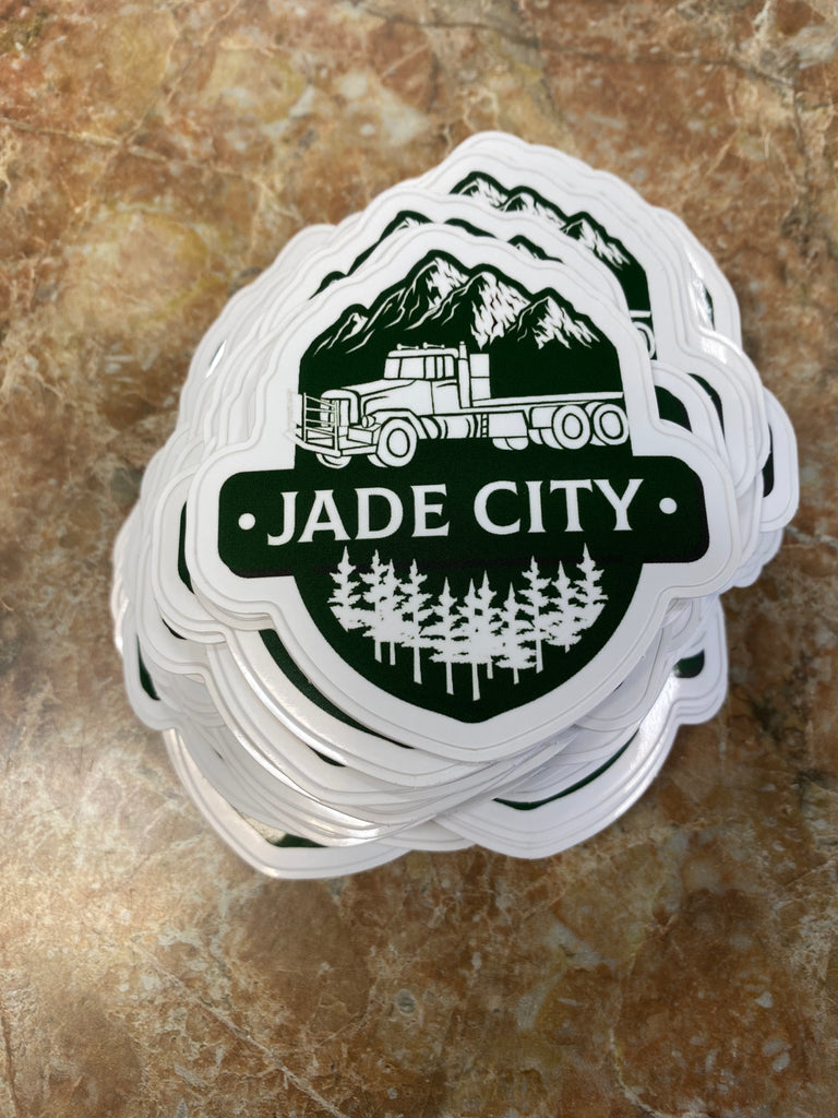 Jade City Badge Sticker | Jade City Jade Store | Cassiar Mountain BC