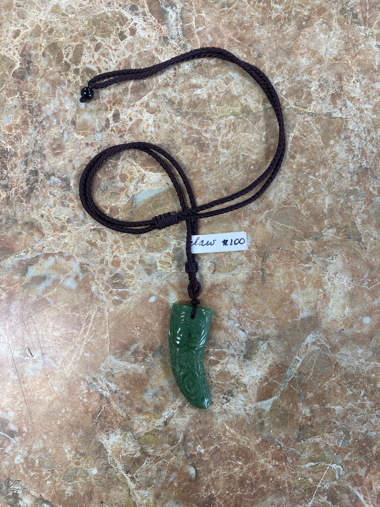 Jade pendant on Hook Assorted