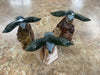 Jade Eagles on Petrified Wood