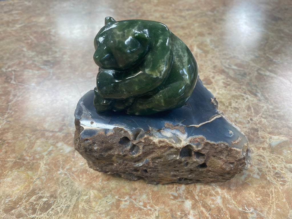 Jade Bear on Agate