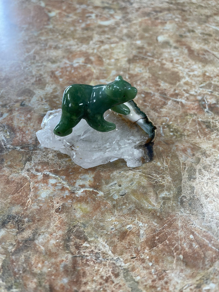 Jade Bear on Agate