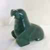 Jade walrus carved by David Wong