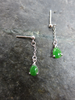 Jade Teardrop stud earrings