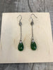 Jade Teardrop Dangle Earrings