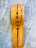 Oval Jade and Cubic Zirconia Bracelet