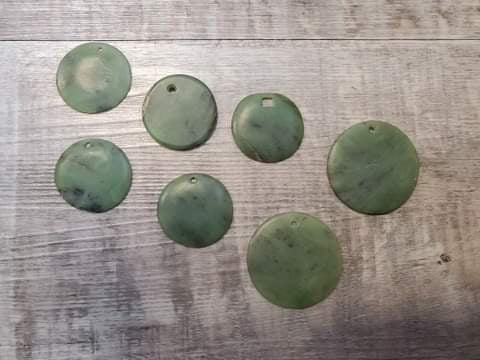 Jade Disc Pendants - made in Jade City