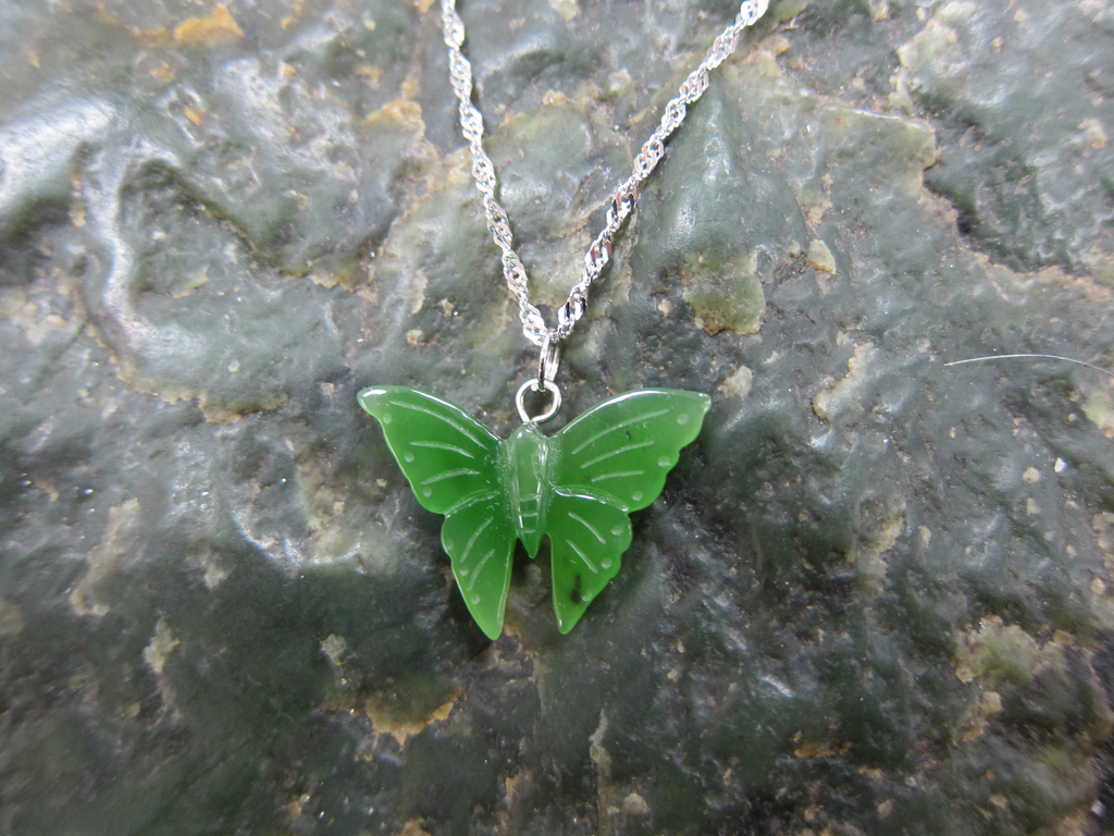 Jade Butterfly pendant