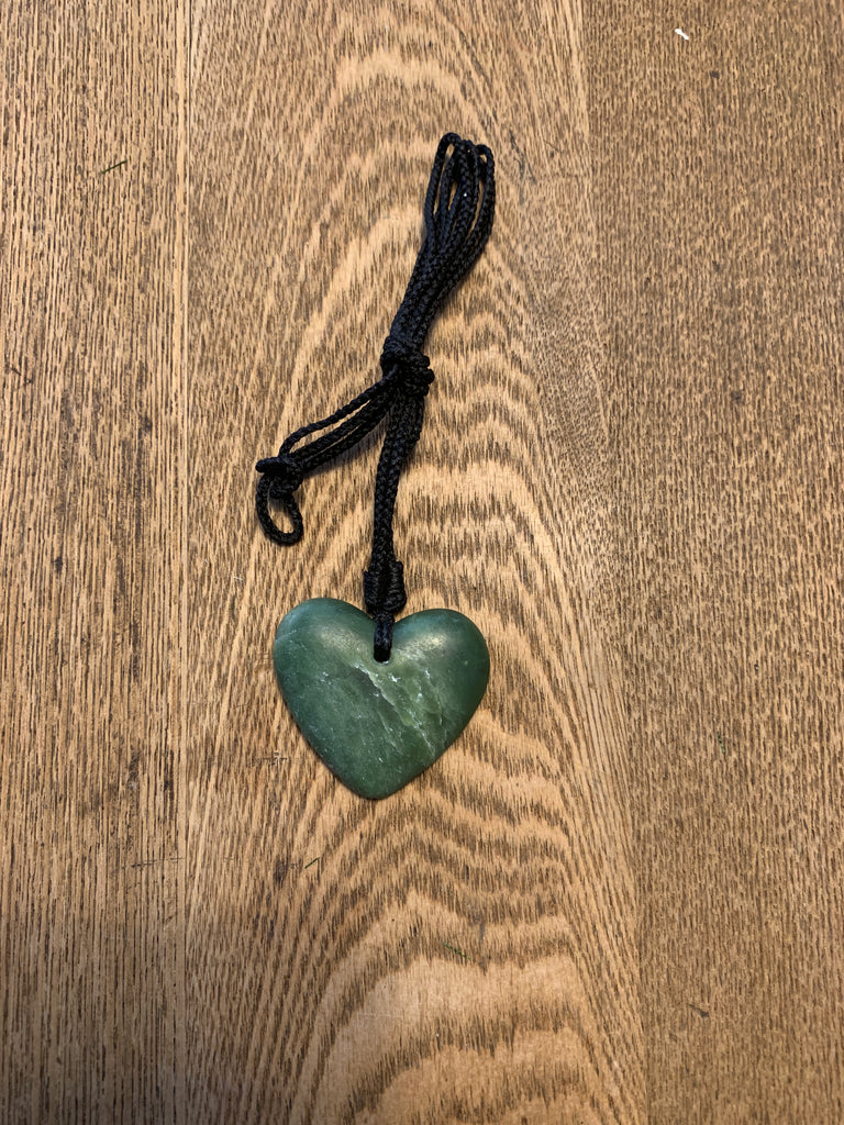 Jade Heart Necklace by Cameron Hewitt