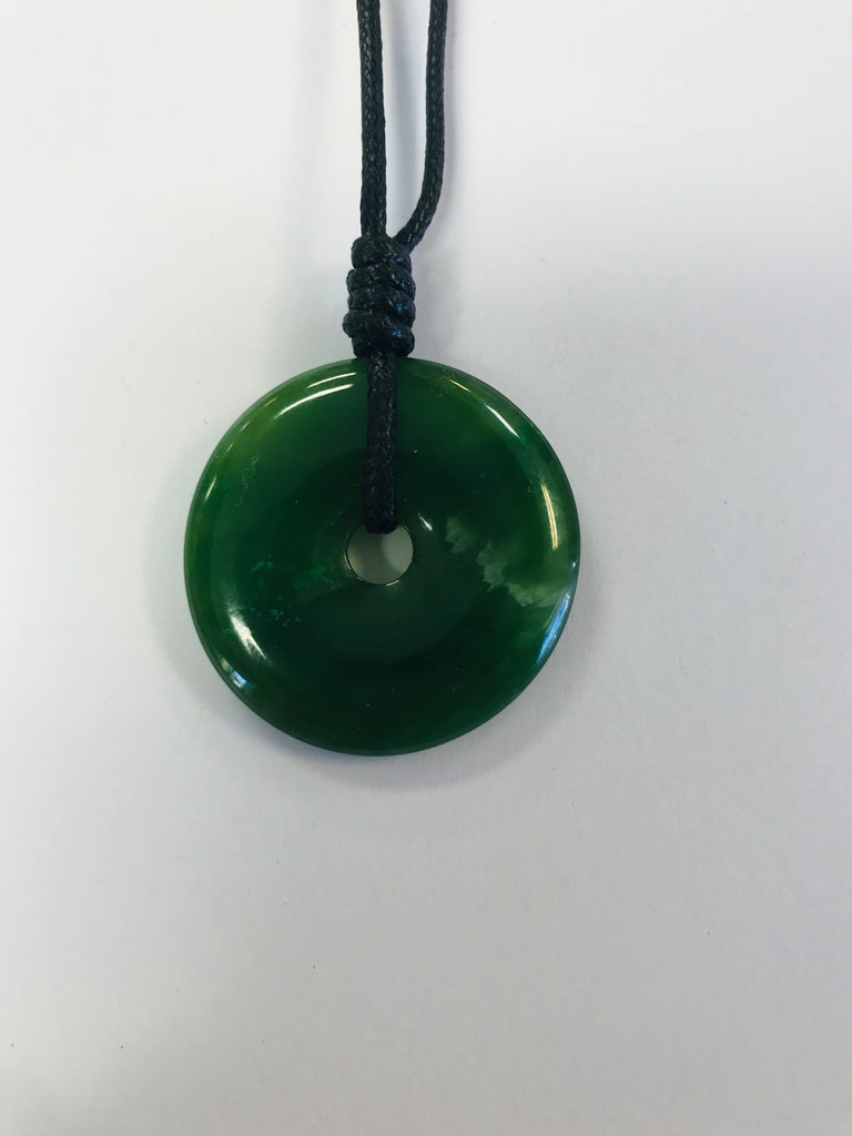 Jade Donut Pendant