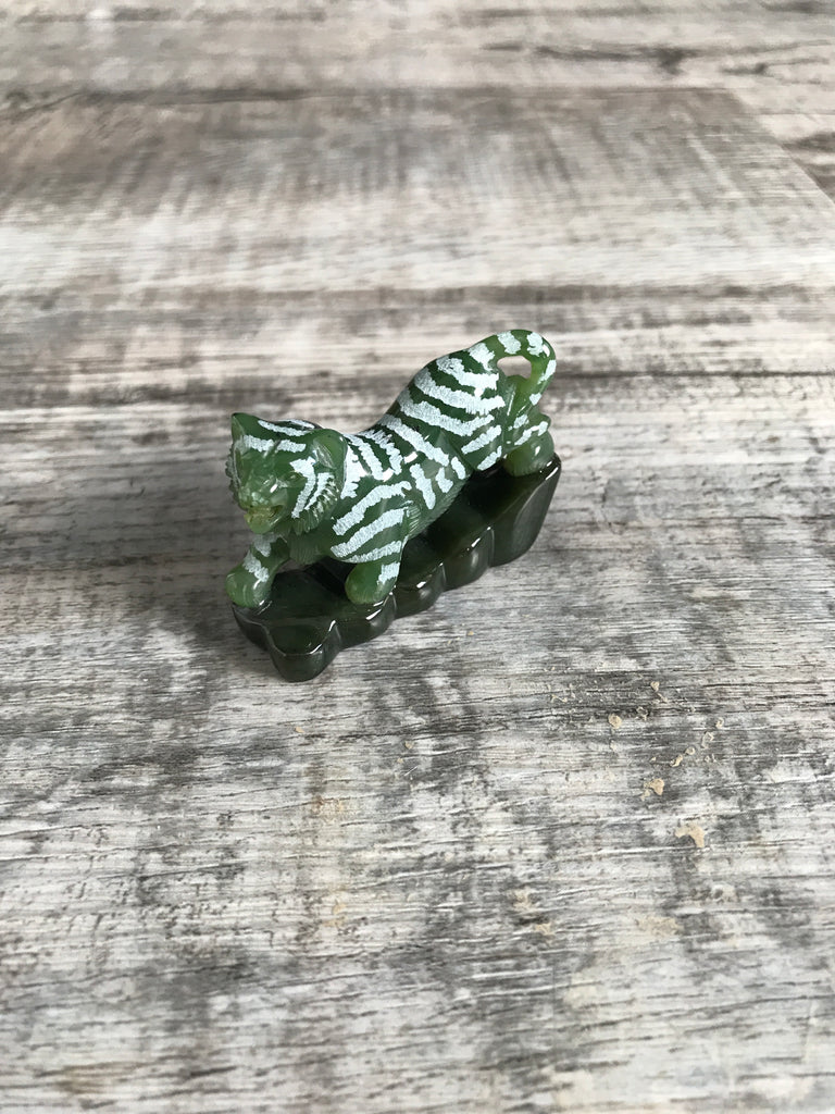 Jade Tiger with Stripes