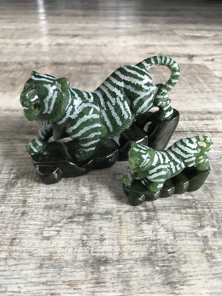 Jade Tiger with Stripes