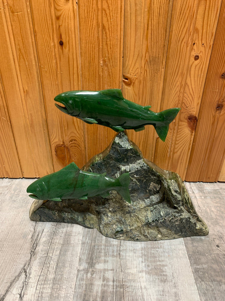 Jade Salmon on the rocks