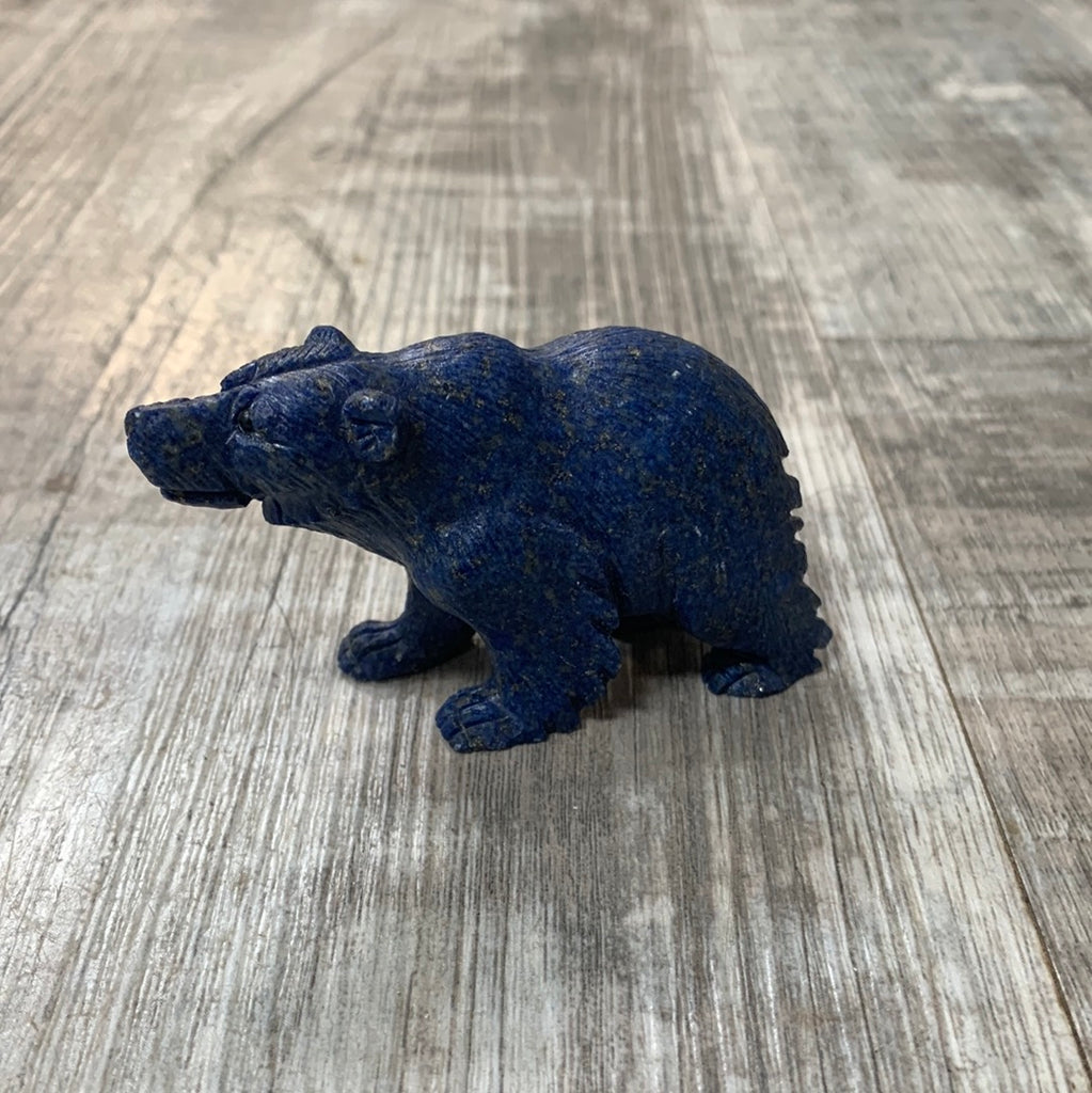 Lapis Lazuli Grizzly bear