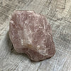 Raw rose quartz