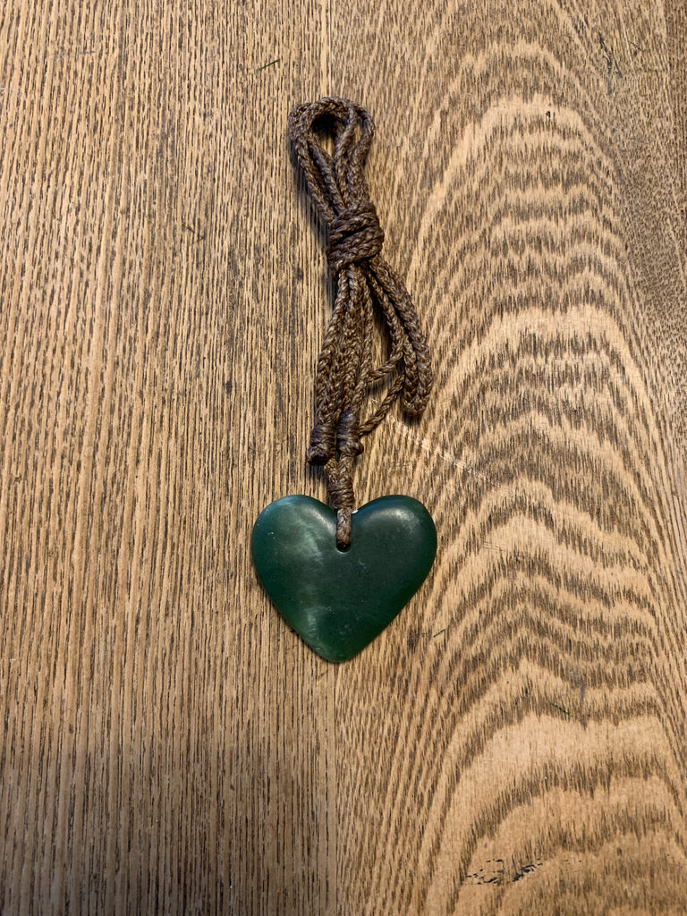 Jade Heart Necklace by Cameron Hewitt