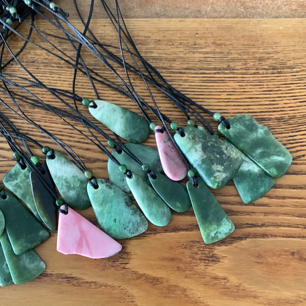 Jade assorted pendants by Cameron Hewitt