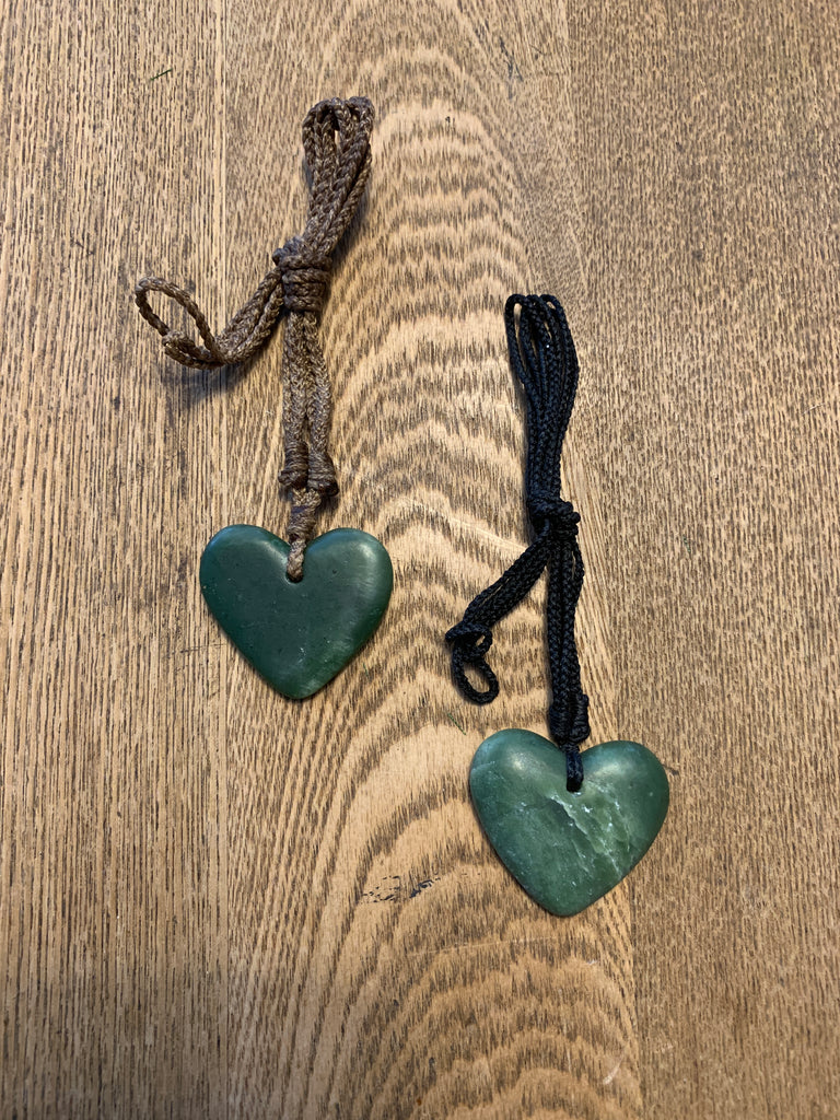 Jade Heart Necklace by Cameron Hewitt